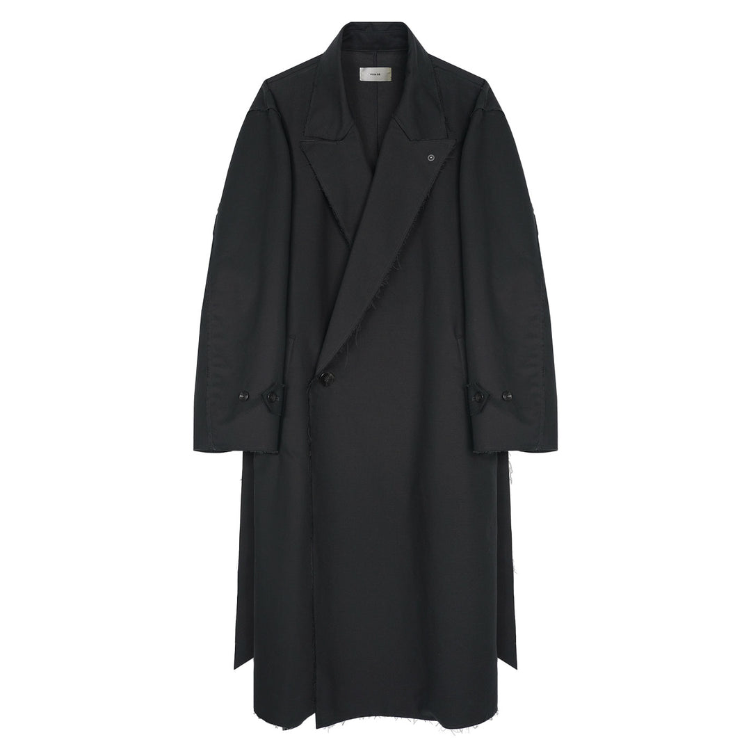 VUJADE - Adonis Wrap Coat in Brushed Cotton