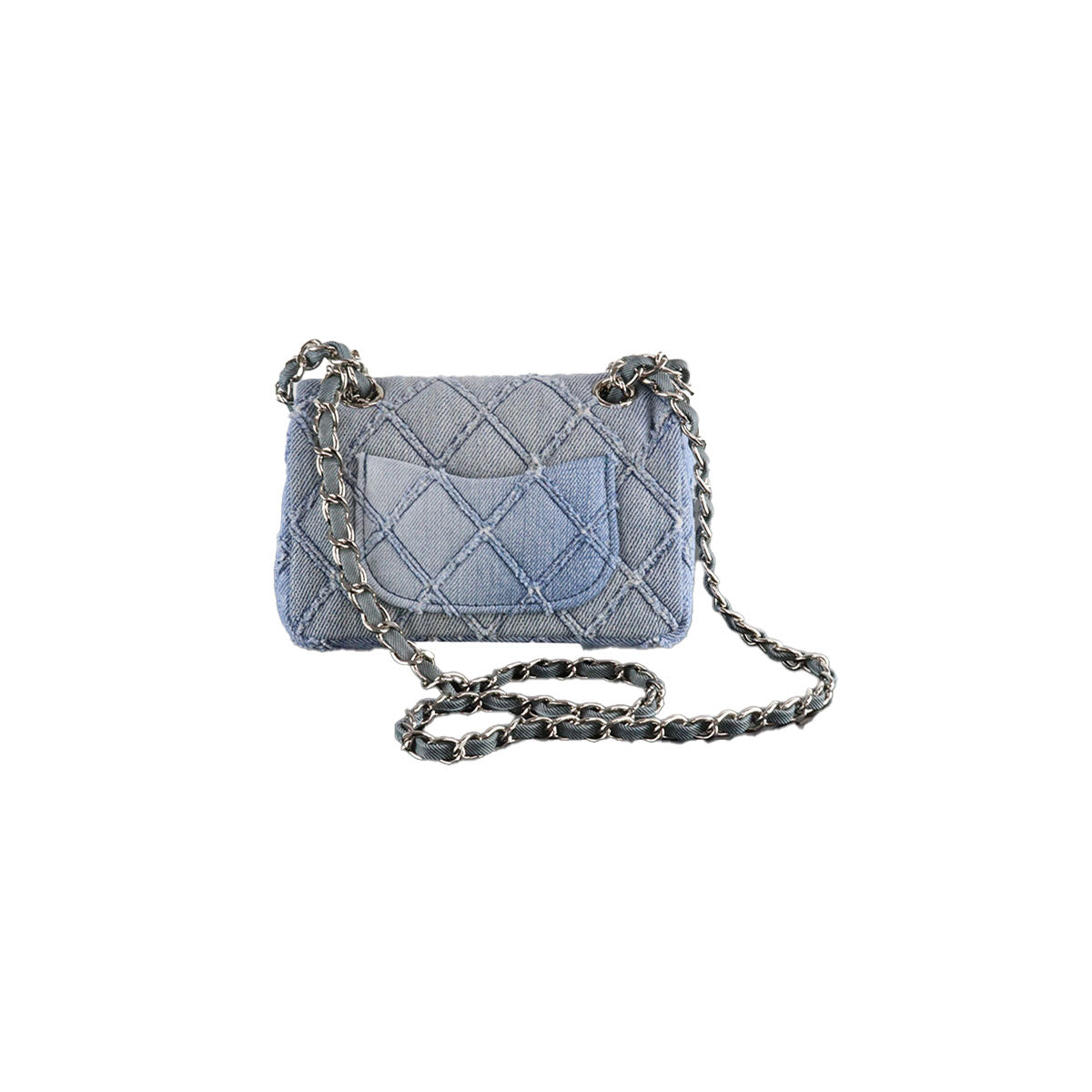 RHOMBUS DENIM CHAIN BAG NANO | Why are you here? RHOMBUS DENIM CHAIN BAG NANO | Why are you here?