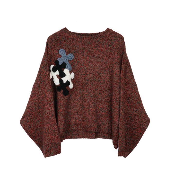 Y.A.R.N 3D Cross ? Logo Dolman Sweater(B)