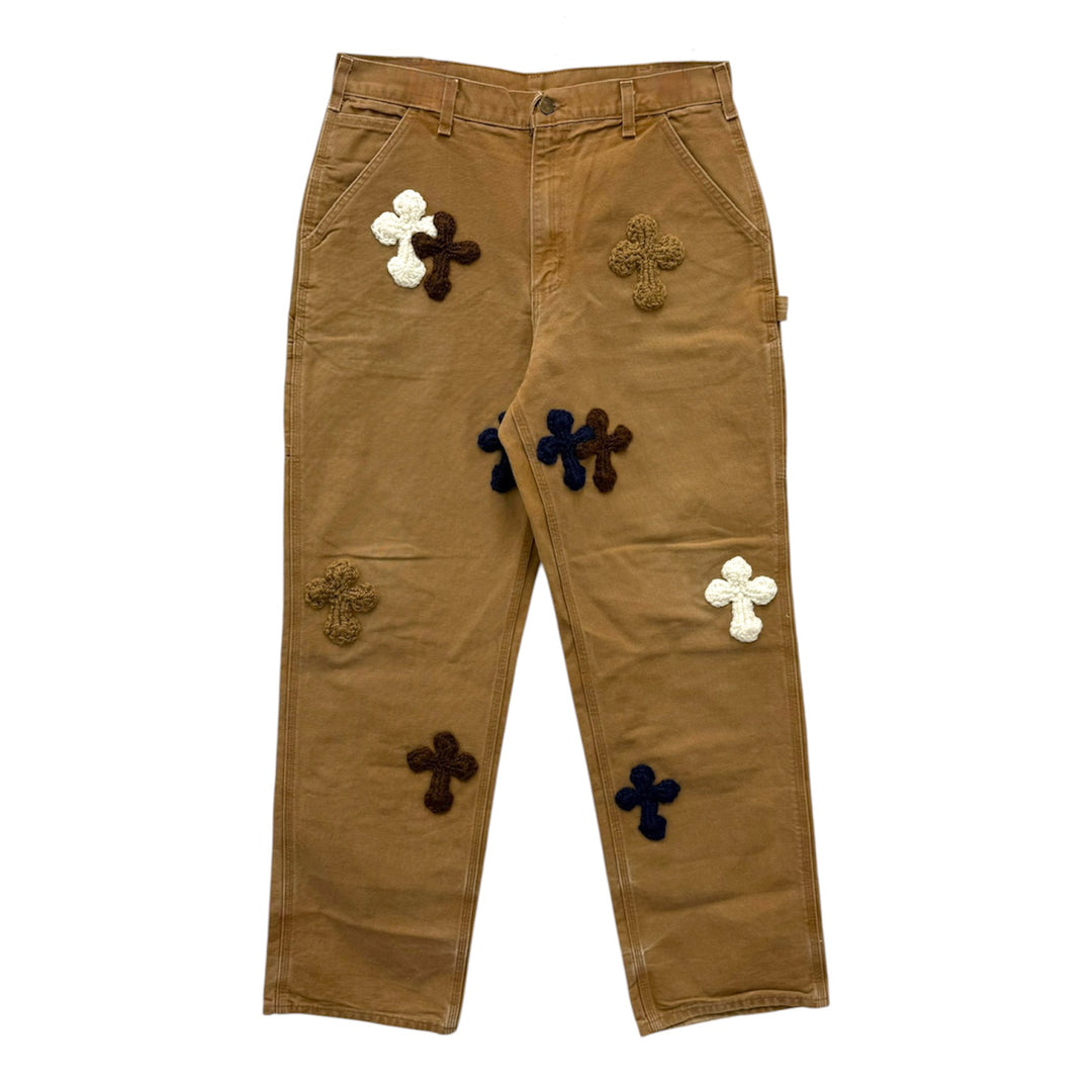"Y.A.R.N." 3D Cross Pants【E】