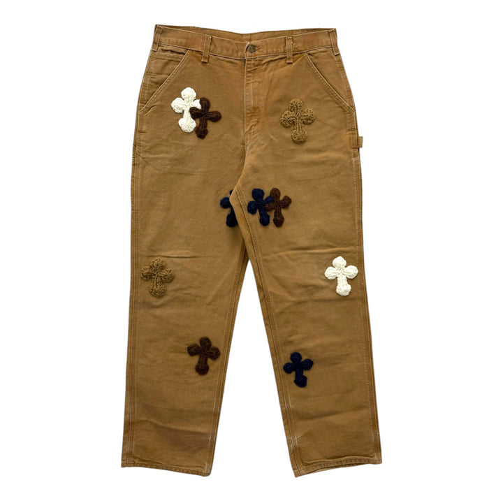 "Y.A.R.N." 3D Cross Pants【E】
