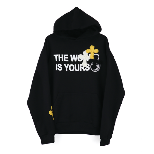 Y.A.R.N 3D Cross Logo sweat hoodie