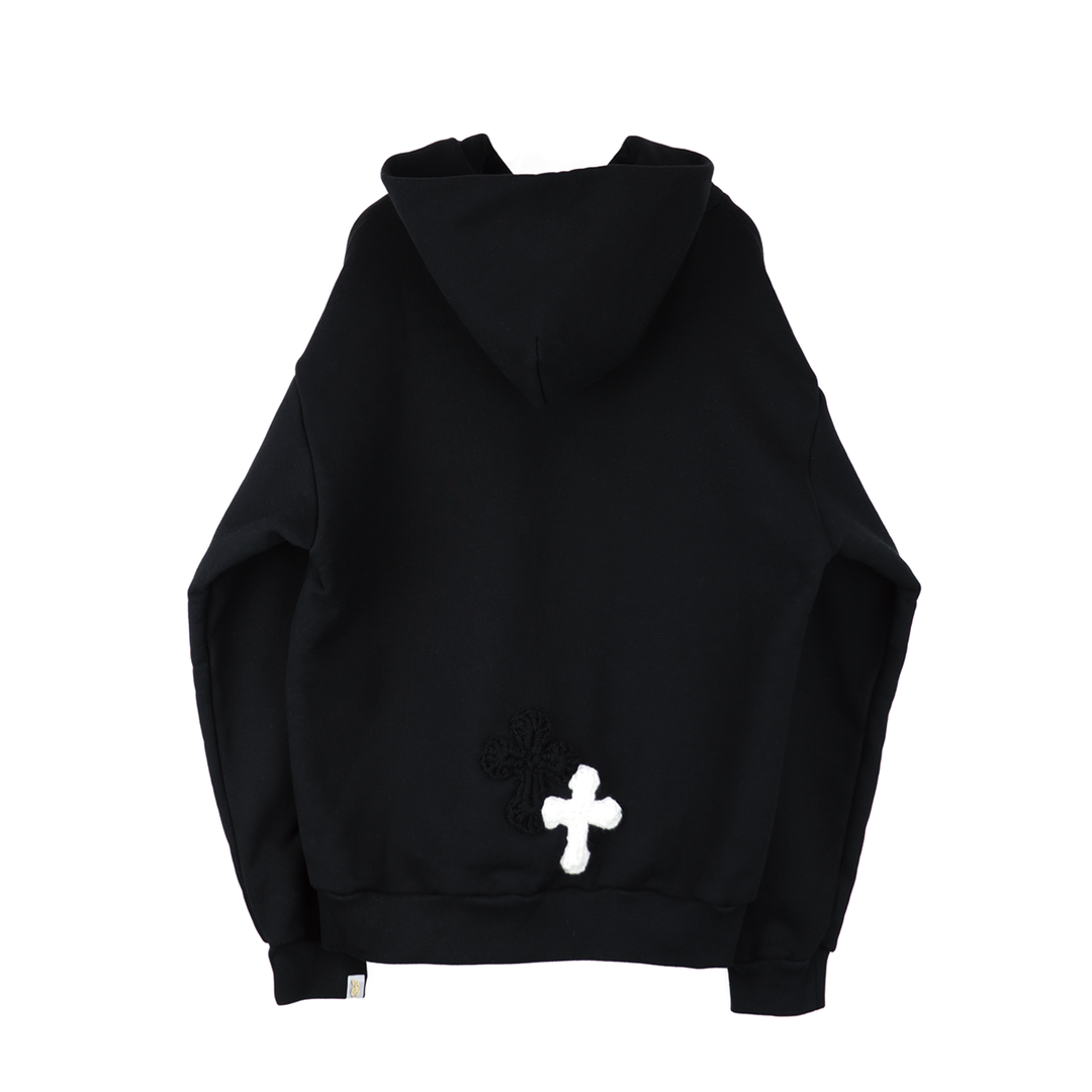 Y.A.R.N 3D Cross Logo sweat hoodie