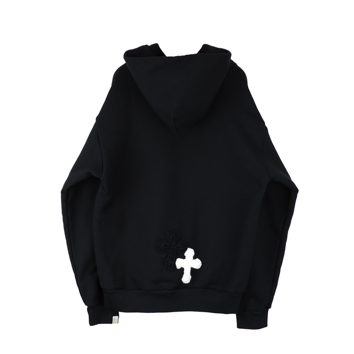 Y.A.R.N 3D Cross Logo sweat hoodie