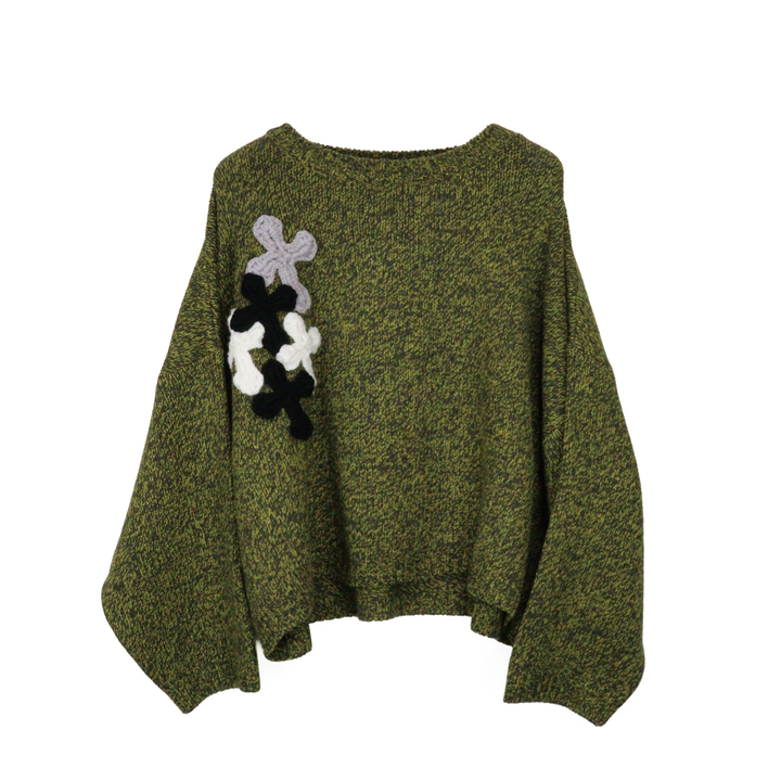 Y.A.R.N 3D Cross ? Logo Dolman Sweater(B)