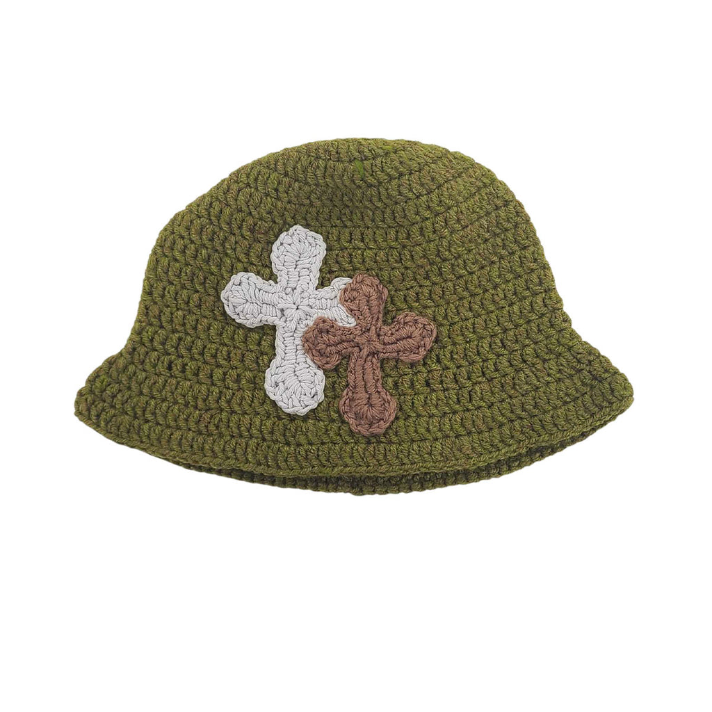 帽子 B1ue Y.A.R.N. 3D Cross Knit hat Y.A.R.N. Collection