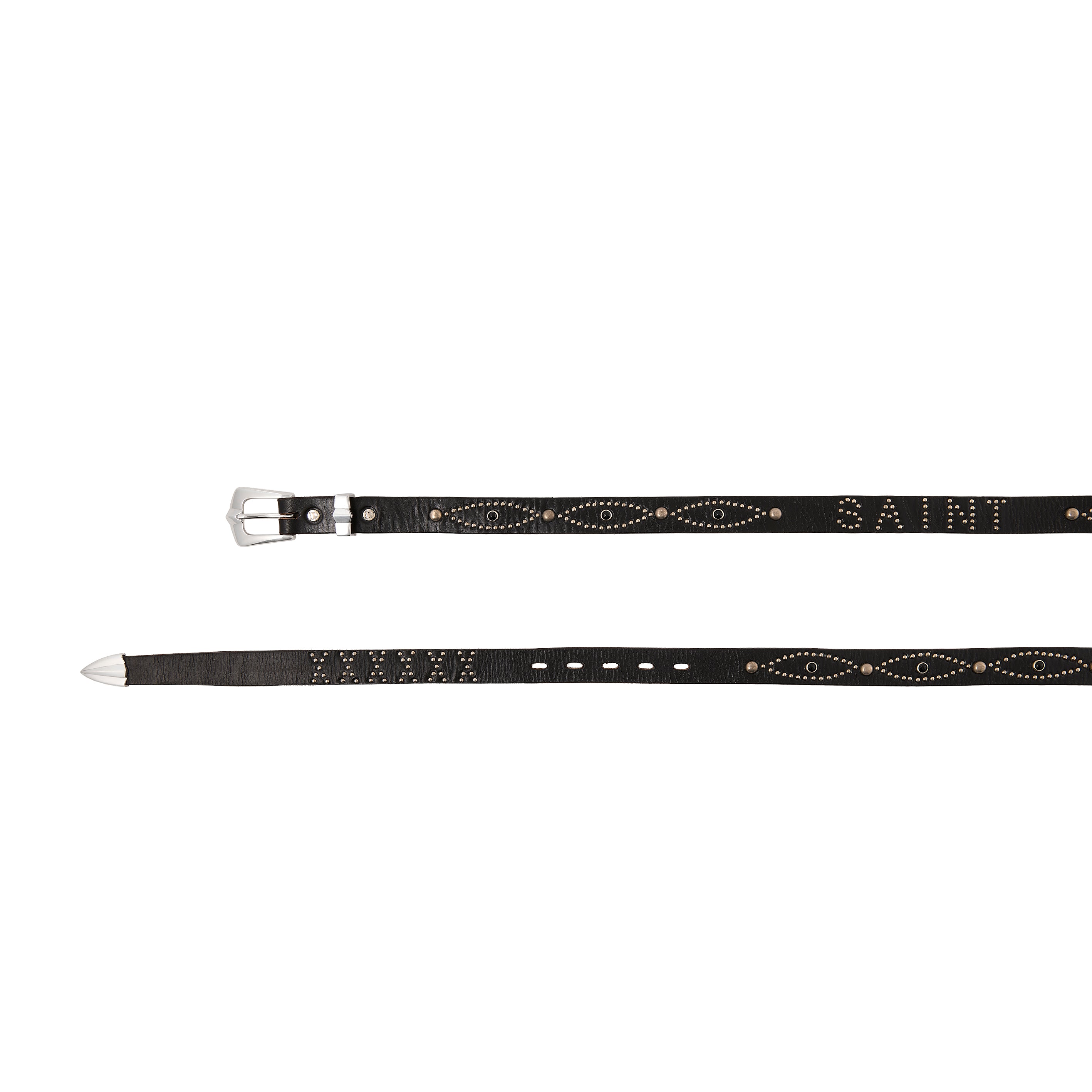 SAINT Mxxxxxx | HTC_BELT NARROW/BLACK STONE Belt
