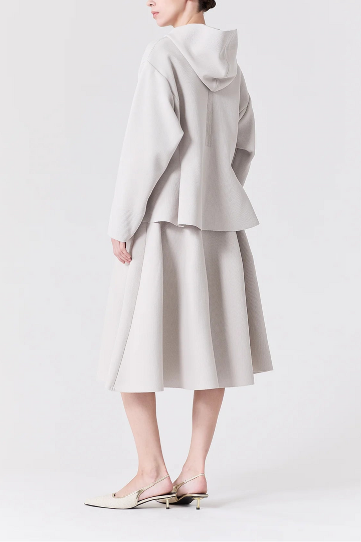 MILAN HOODIE FLARE JACKET