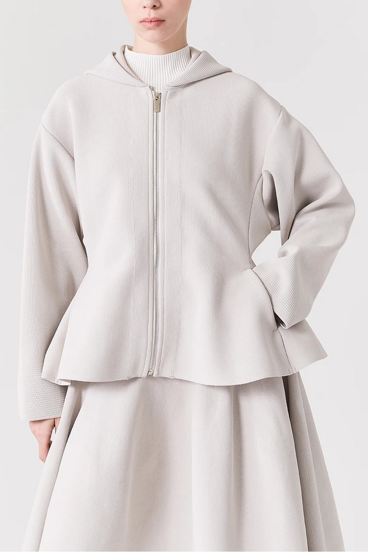 MILAN HOODIE FLARE JACKET