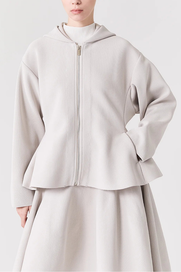 MILAN HOODIE FLARE JACKET