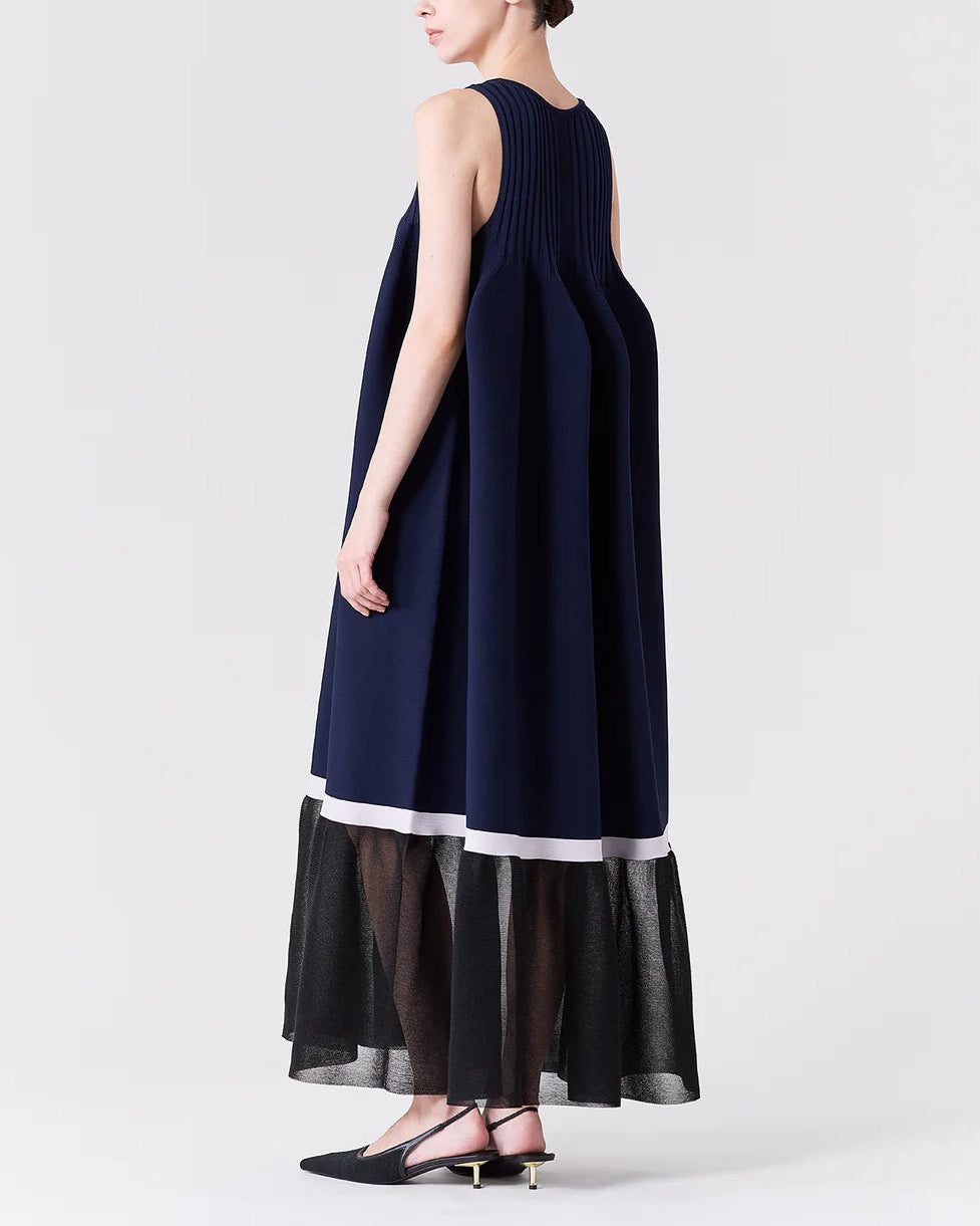 POTTERY LUCENT SLEEVELESS BUST FLARE DRESS