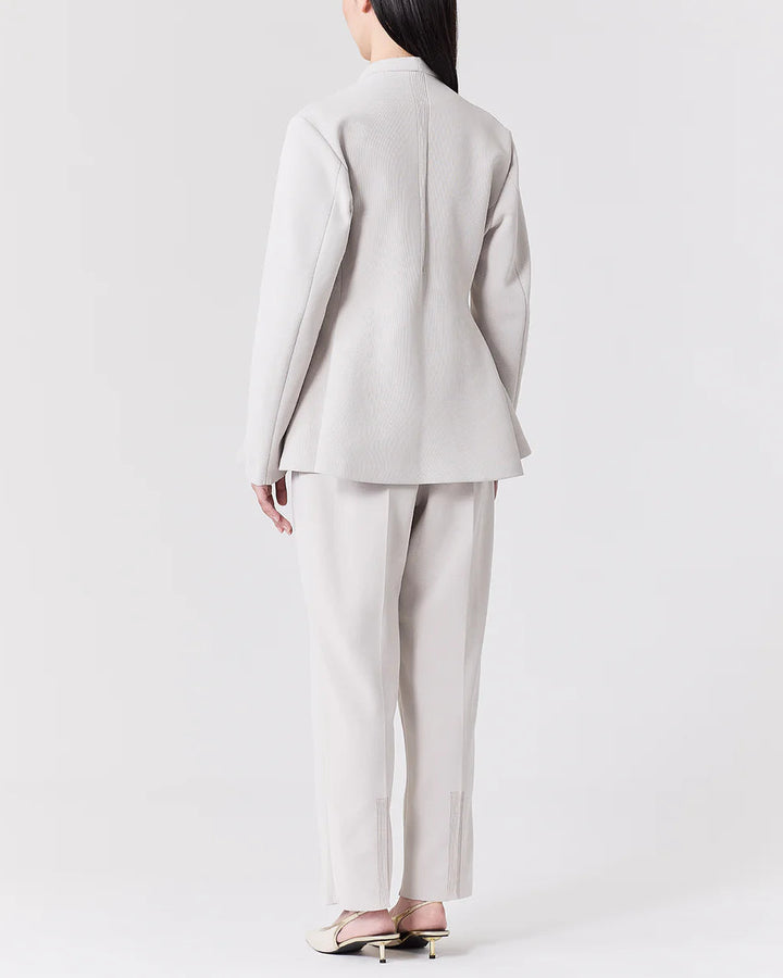 MILAN COLLARLESS FLARE JACKET