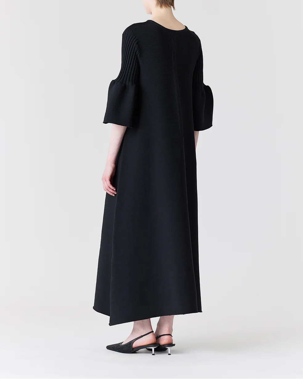 CFCL(シーエフシーエル) | POTTERY SHORT BELL SLEEVE FLARE DRESS