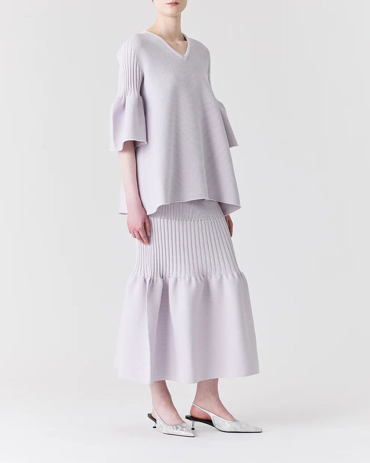 POTTERY SHORT BELL SLEEVE FLARE TOP