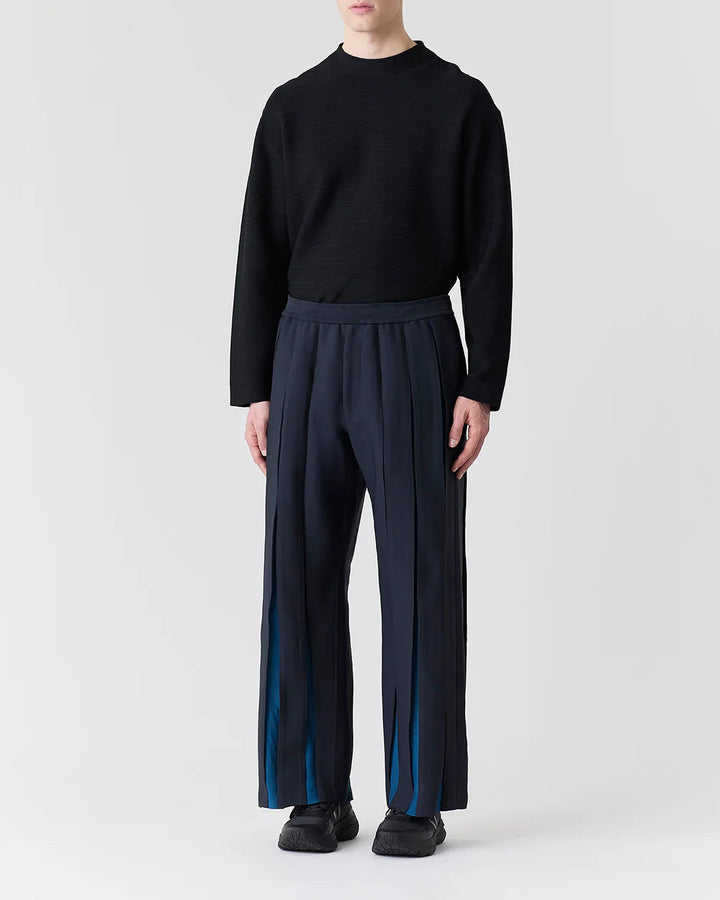 WEDGED SEMI WIDE PANTS