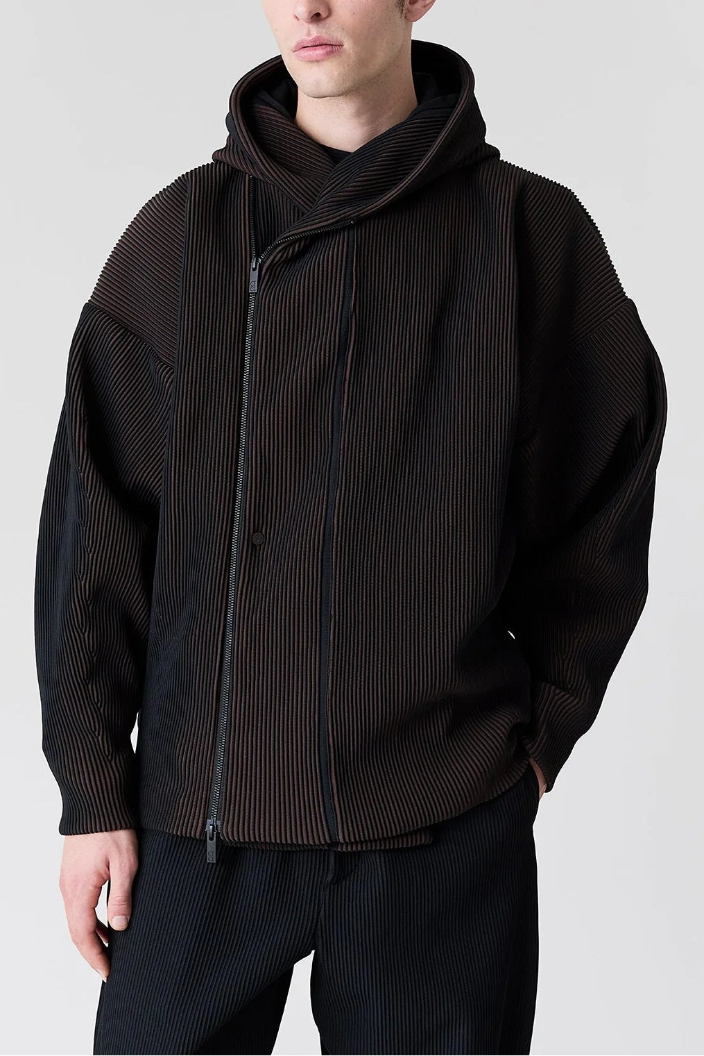 PADDED HYPHA HOODIE BOMBER JACKET