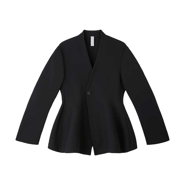 MILAN COLLARLESS FLARE JACKET
