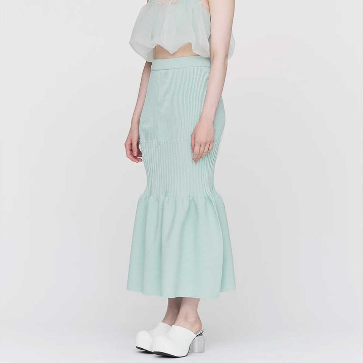 FLUTED MERMAID SKIRT