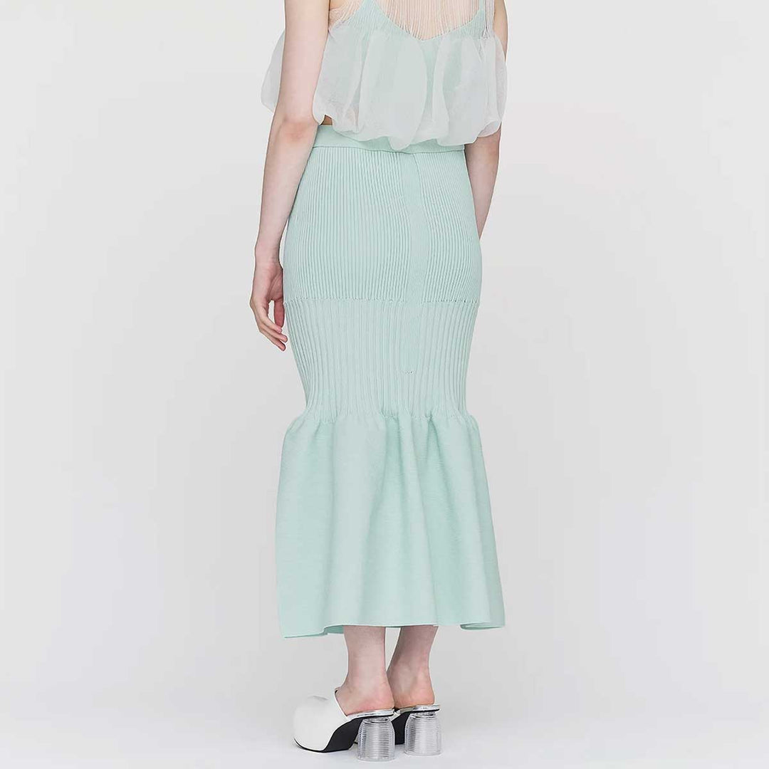 FLUTED MERMAID SKIRT