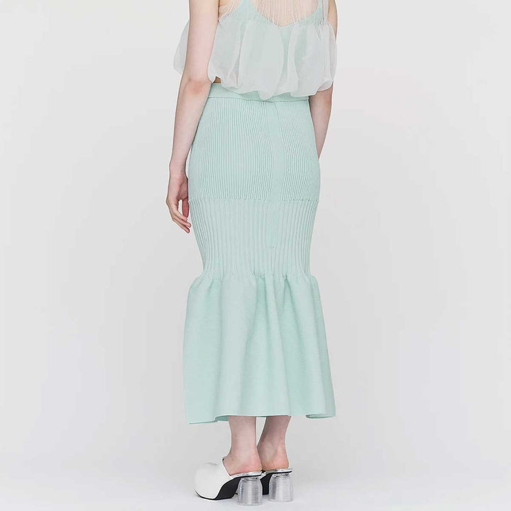 FLUTED MERMAID SKIRT