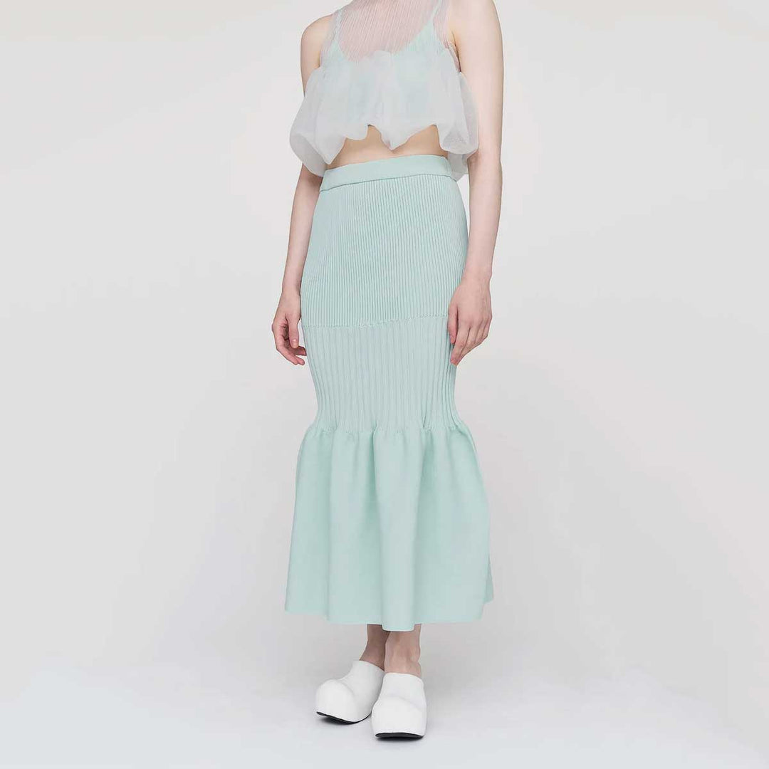 FLUTED MERMAID SKIRT