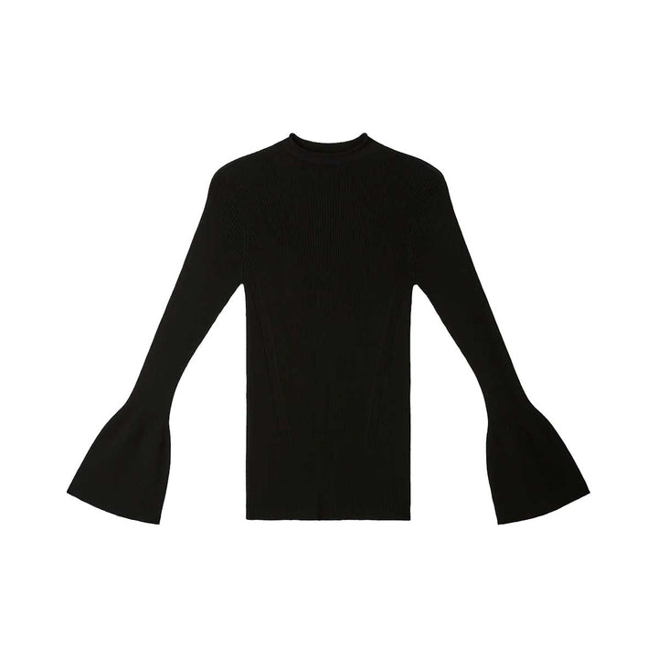 SOFT PORTRAIT LONG BELL SLEEVE TOP
