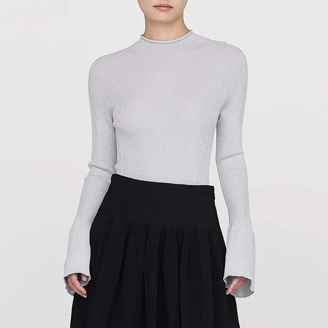 SOFT PORTRAIT LONG BELL SLEEVE TOP