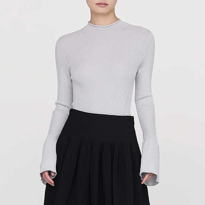SOFT PORTRAIT LONG BELL SLEEVE TOP