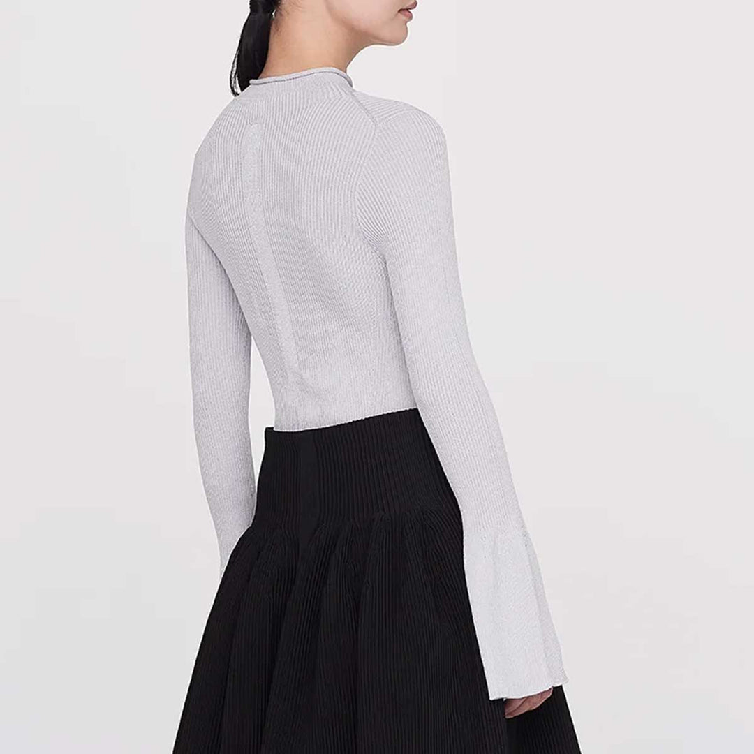 SOFT PORTRAIT LONG BELL SLEEVE TOP