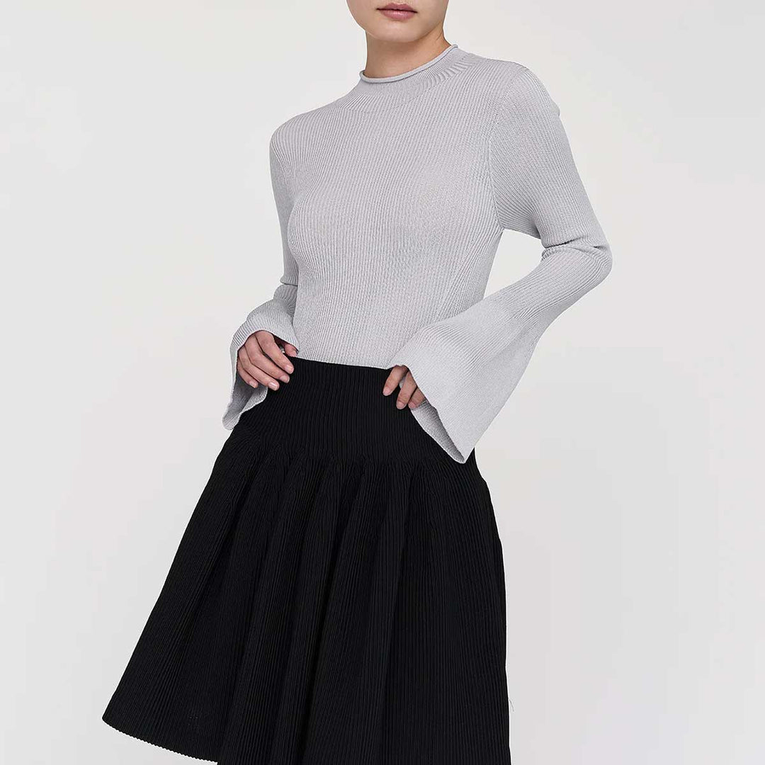 SOFT PORTRAIT LONG BELL SLEEVE TOP