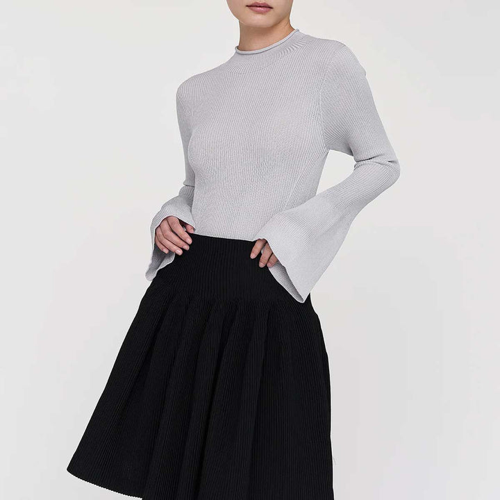 SOFT PORTRAIT LONG BELL SLEEVE TOP