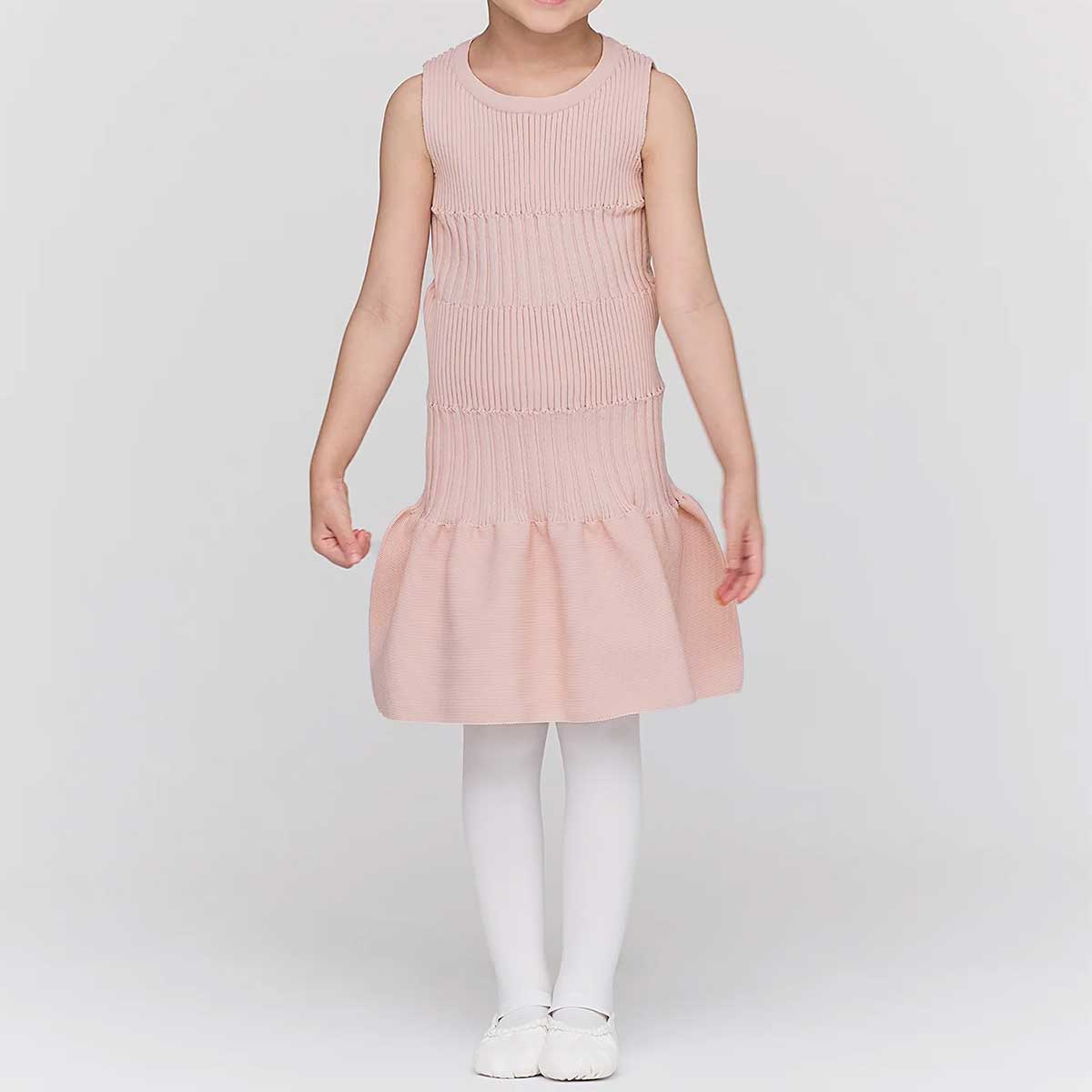 CFCL - SOFT FLUTED KID SLEEVELESS DRESS