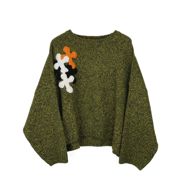 Y.A.R.N 3D Cross ? Logo Dolman Sweater(C)