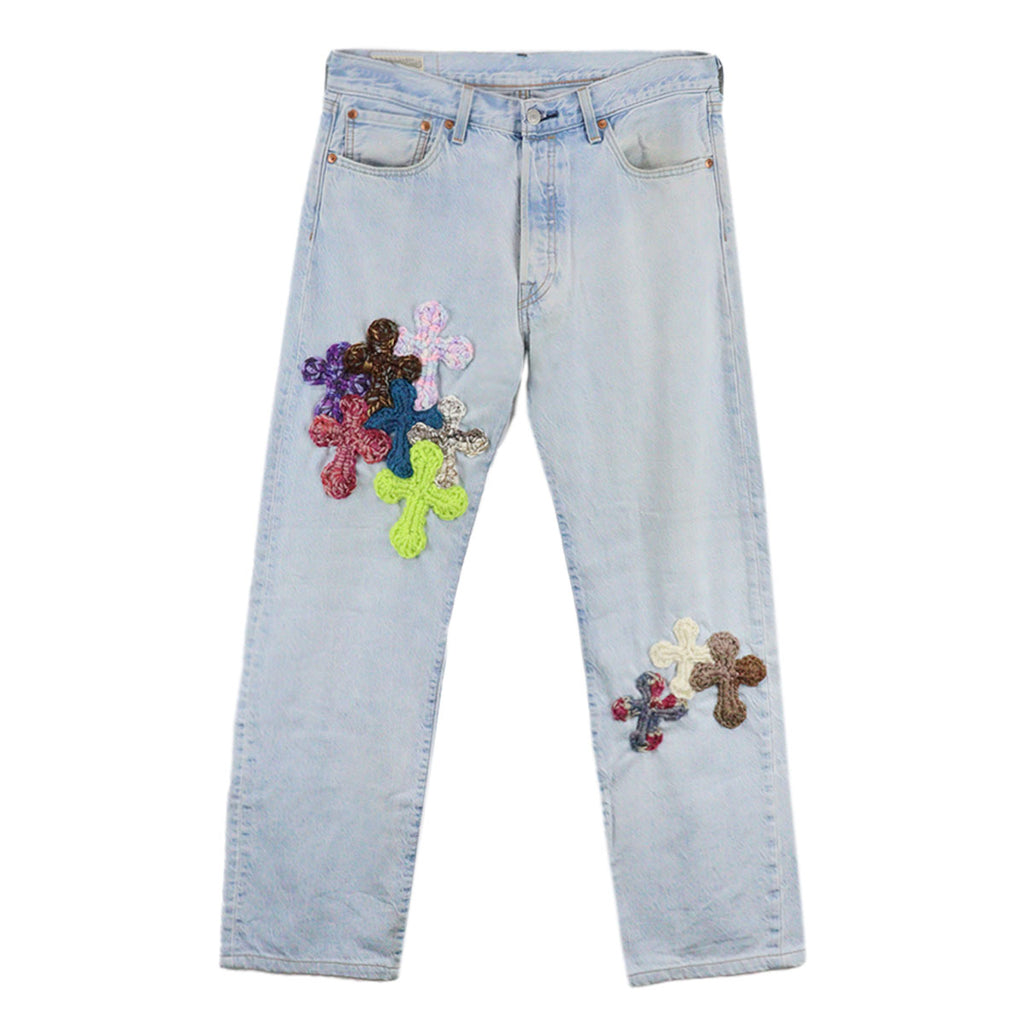 パンツ y.a.r.n x Levi's 501 with 3D 13cross YARN