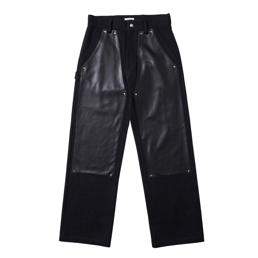 SHERMER - V-leather Doubulenie Pants