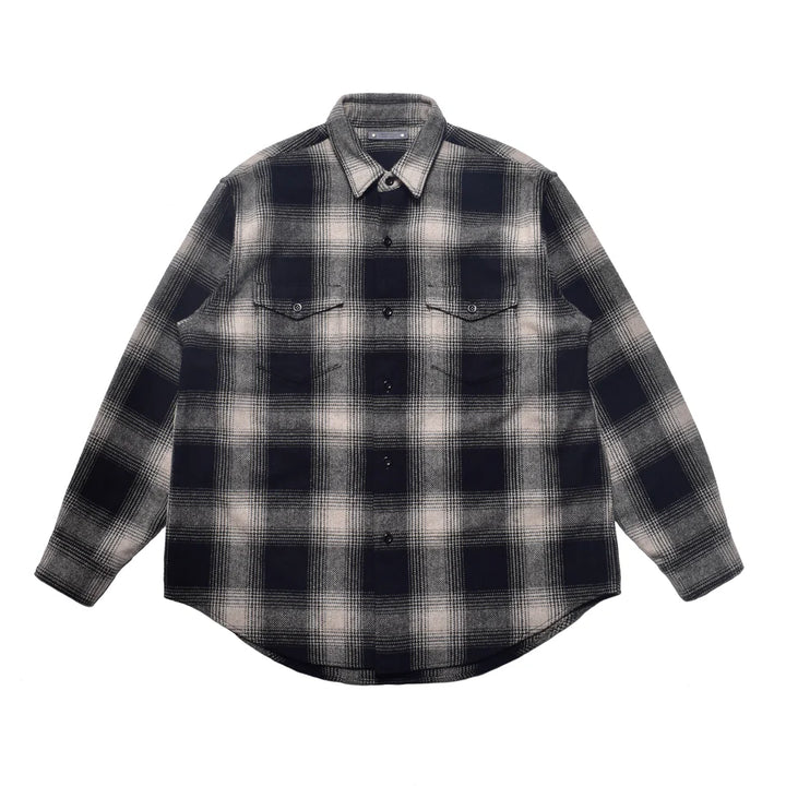 Wool Flannel Ombre Work SH