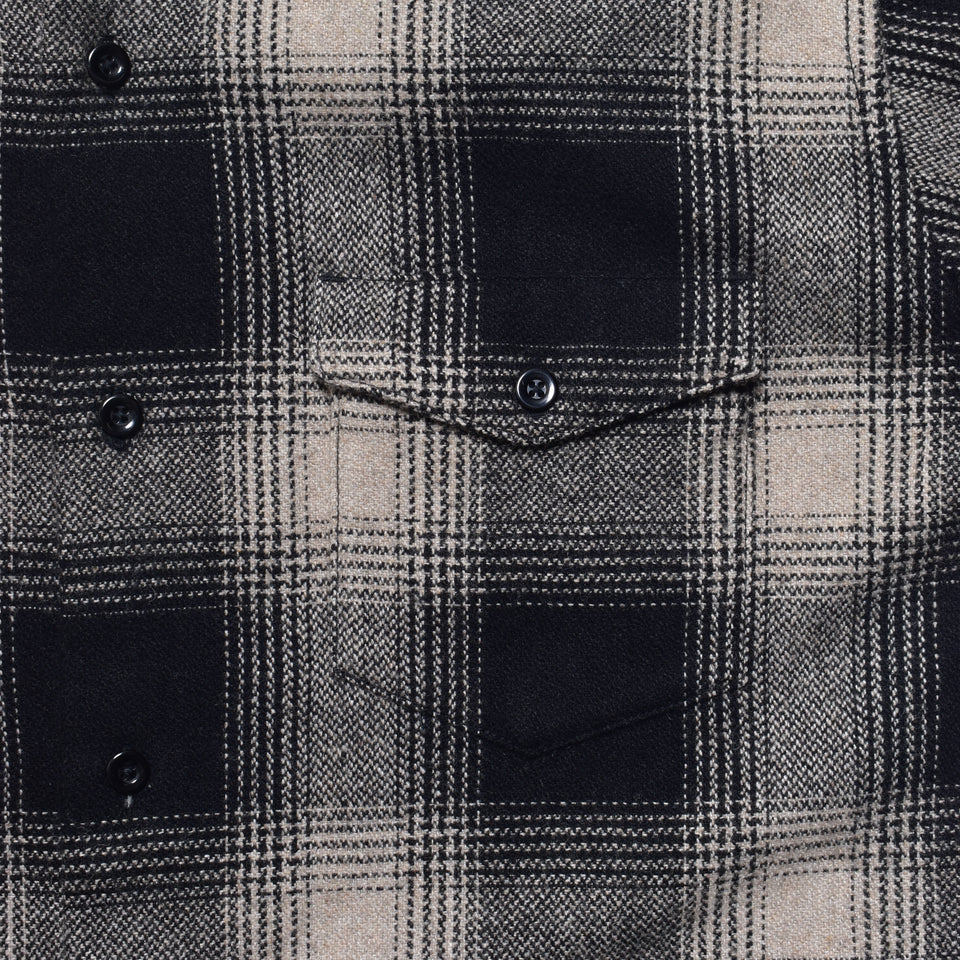 Wool Flannel Ombre Work SH