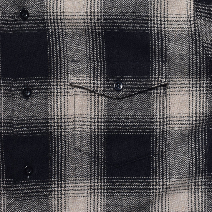 Wool Flannel Ombre Work SH