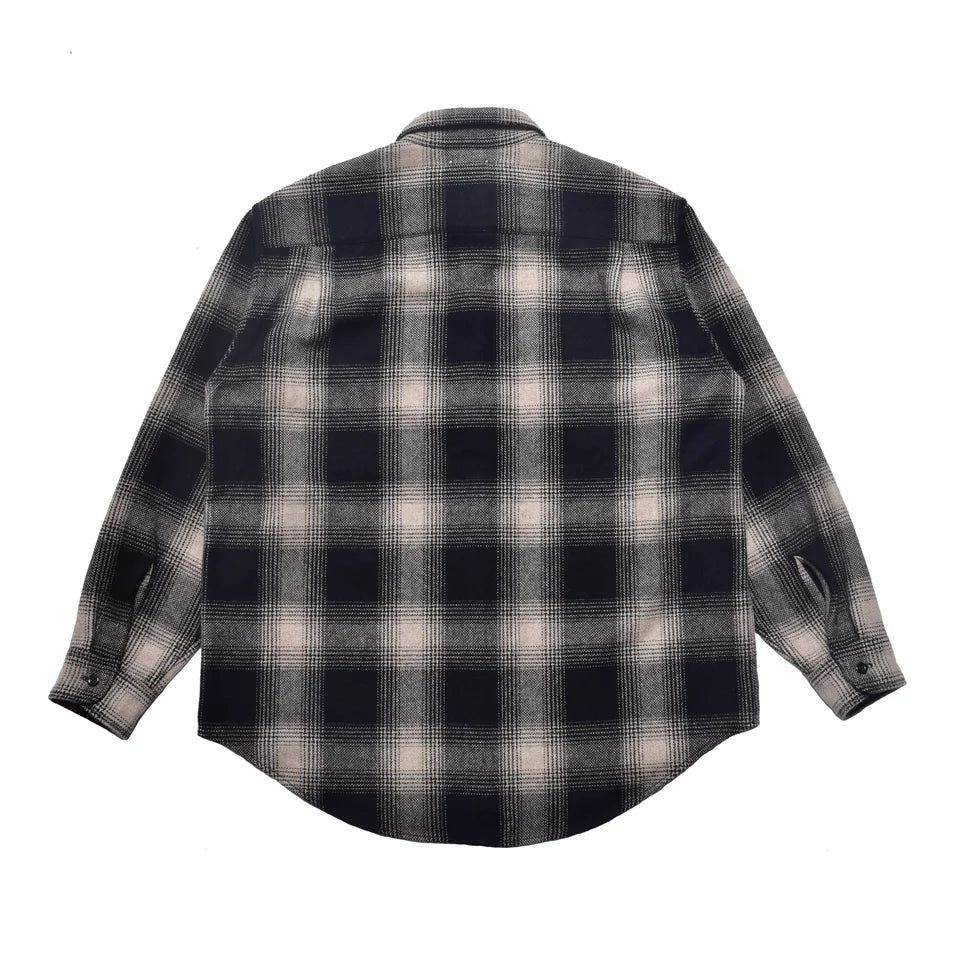 Wool Flannel Ombre Work SH