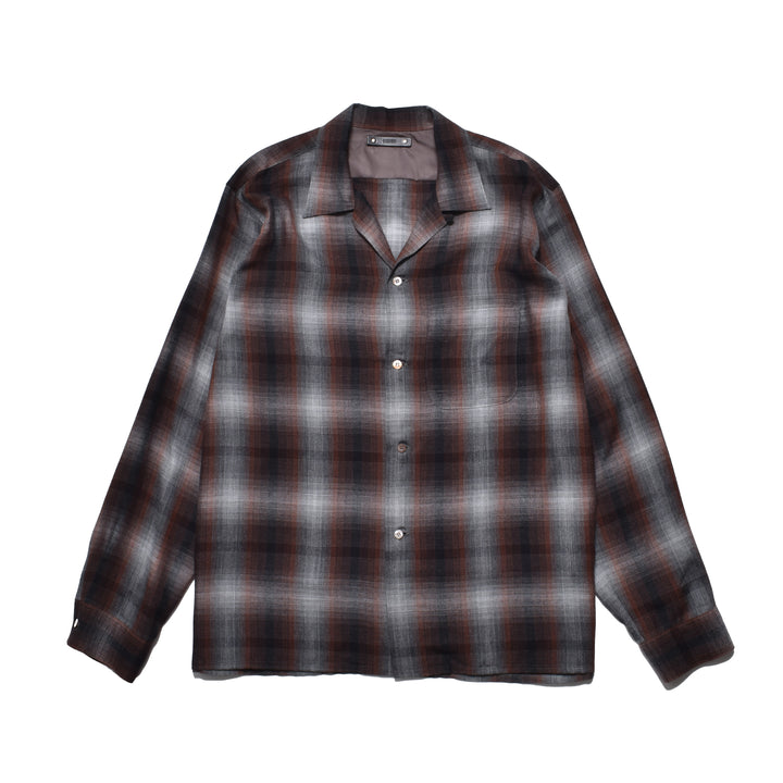 T.Rayon Ombre Open Collar Shirt