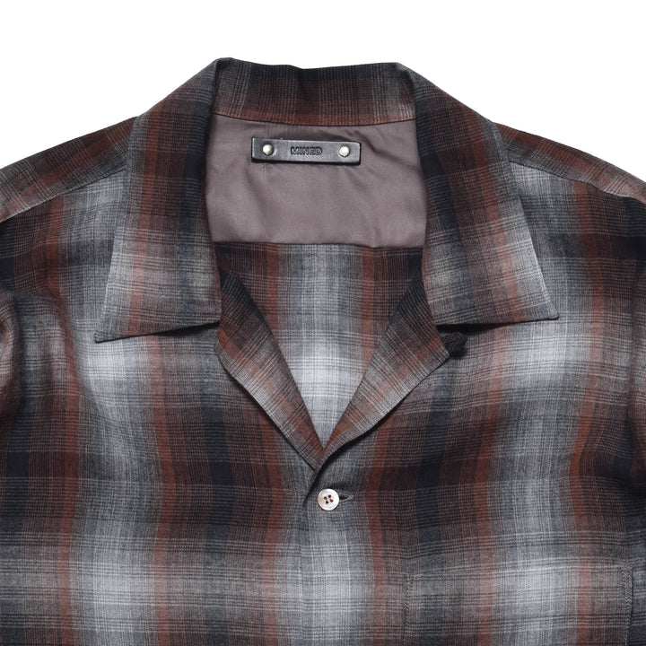 T.Rayon Ombre Open Collar Shirt