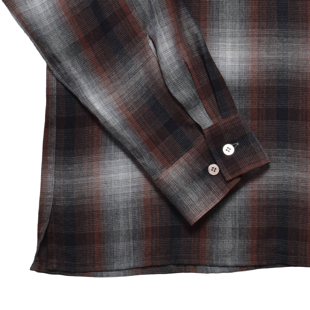 T.Rayon Ombre Open Collar Shirt