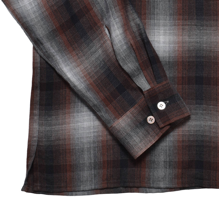 T.Rayon Ombre Open Collar Shirt