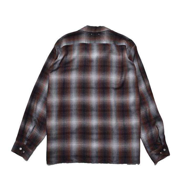 T.Rayon Ombre Open Collar Shirt