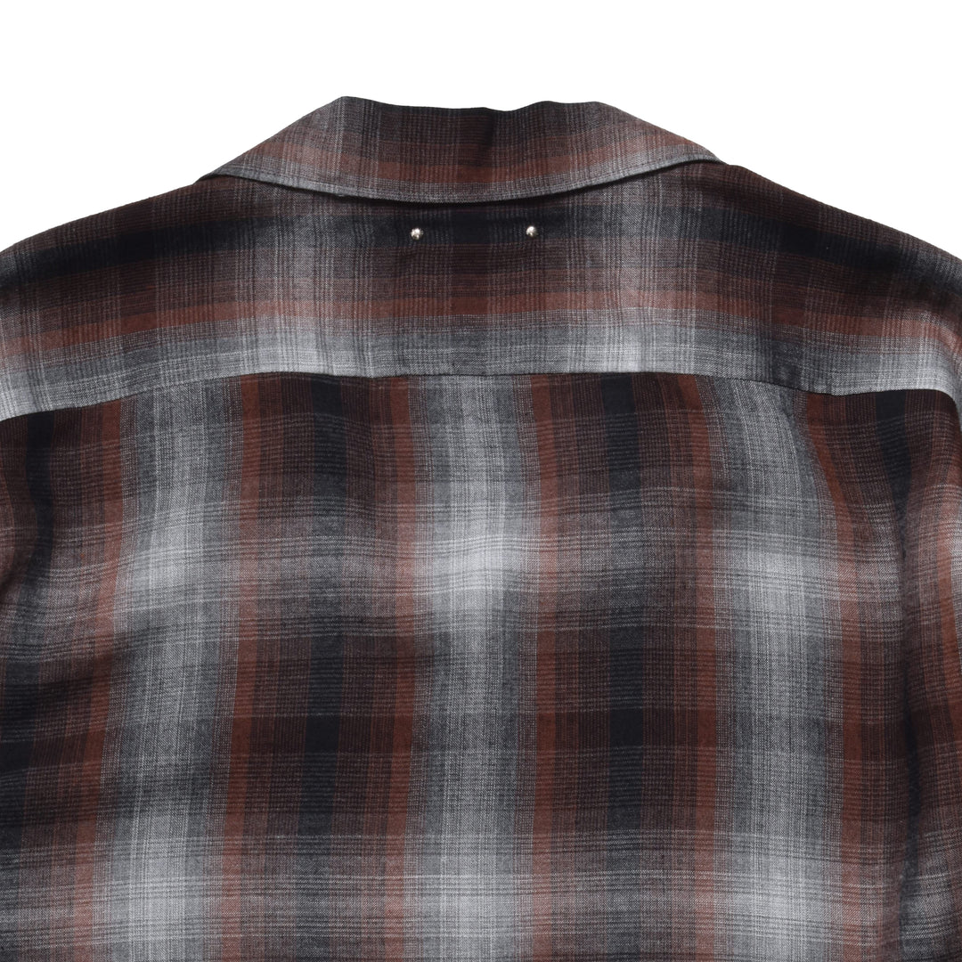 T.Rayon Ombre Open Collar Shirt