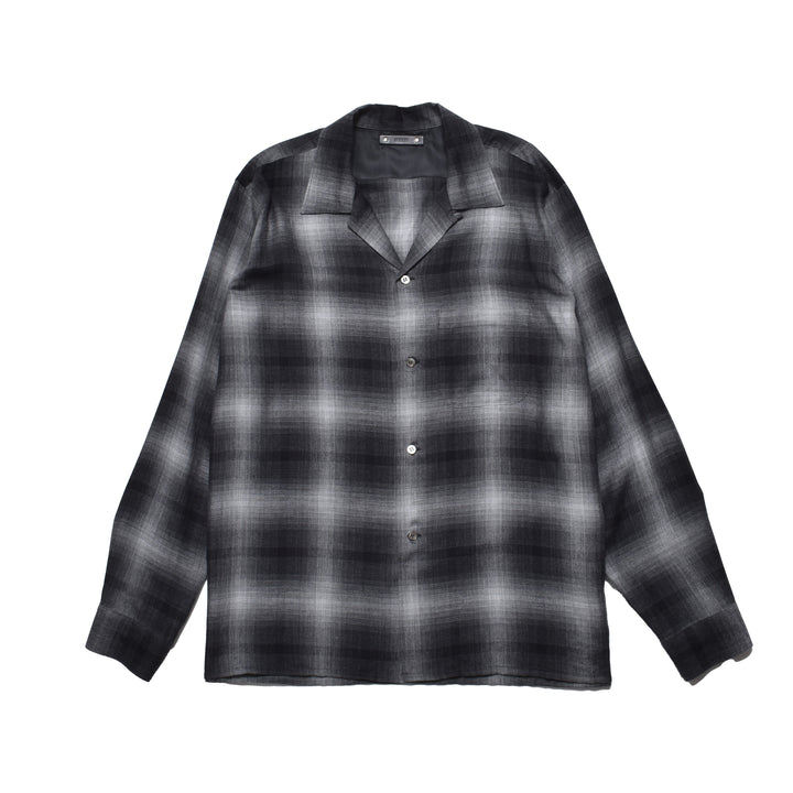 T.Rayon Ombre Open Collar Shirt