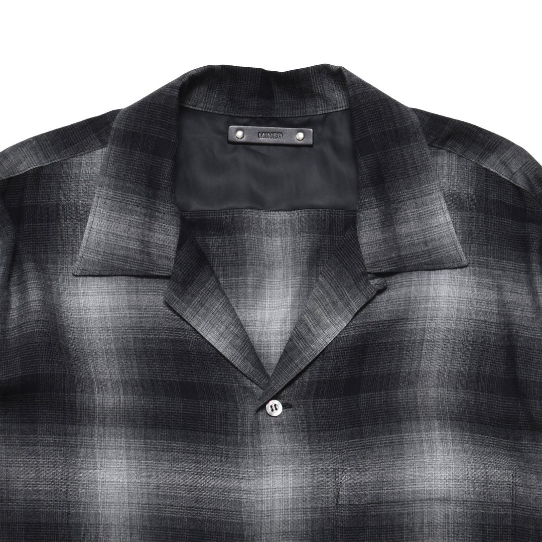 T.Rayon Ombre Open Collar Shirt