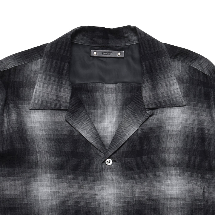 T.Rayon Ombre Open Collar Shirt