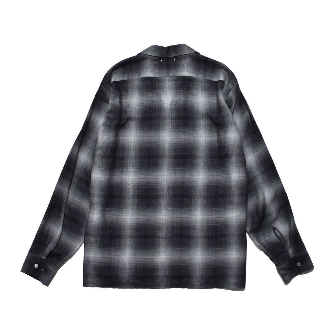 T.Rayon Ombre Open Collar Shirt