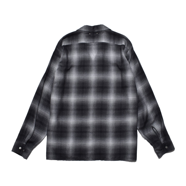 T.Rayon Ombre Open Collar Shirt